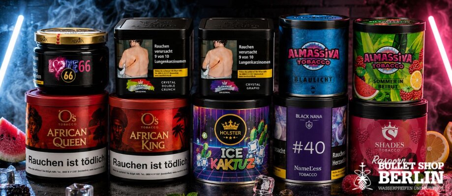 Welcher Shisha Tabak ist der beste? Die Top 10 2026 - Bester Shisha Tabak 2026: Top 10 Sorten im Vergleich
