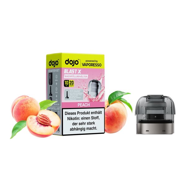 Dojo Blast X by Vaporesso Pod 20mg/10ml Peach