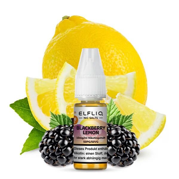 ELFLIQ Blackberry Lemon E-Liquid 10ml / 10mg