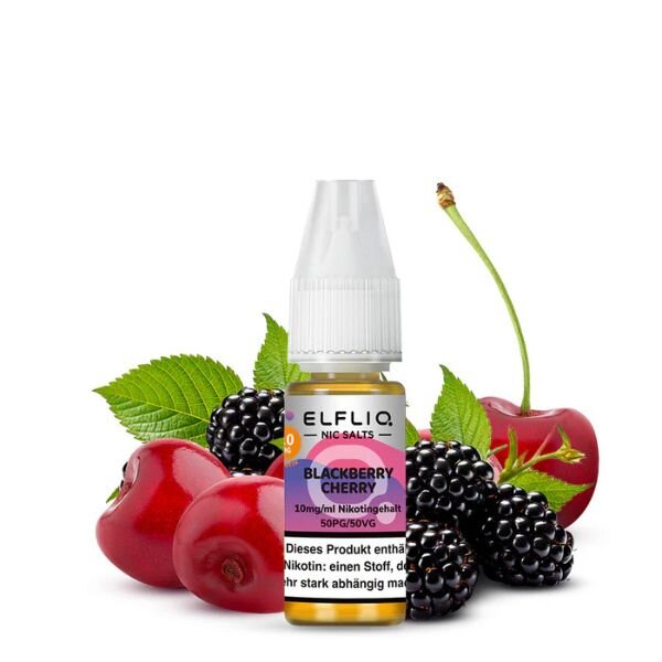ELFLIQ Blackberry Cherry E-Liquid 10ml / 10mg