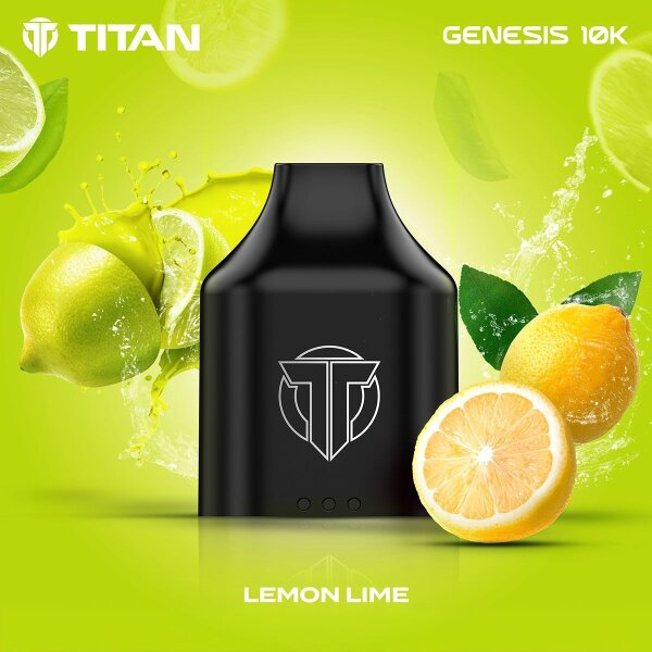 Titan Genesis 10K Pod 10ml/20mg Lemon Lime