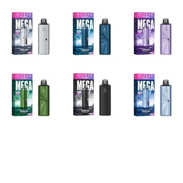 Elfbar ELFX MEGA Pod Kit - Alle Farben