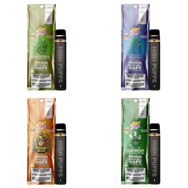 High Puffs Premium Einweg Vape H4 Hybrid - Alle Geschmäcker