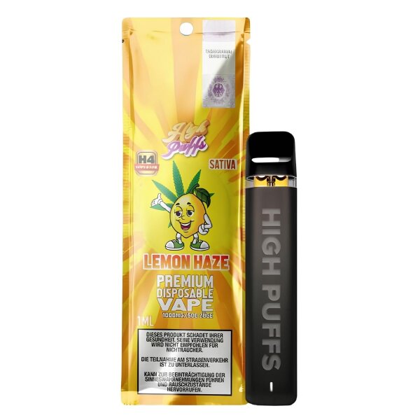 High Puffs Premium Einweg Vape H4 Sativa Lemon Haze