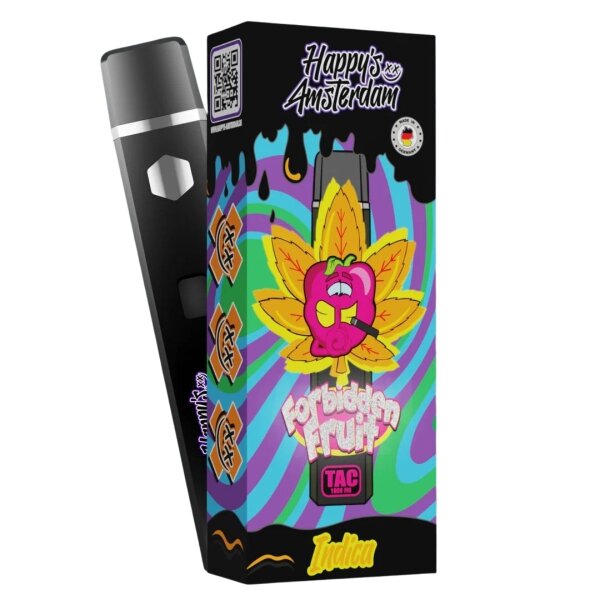 Happy‘s Amsterdam 1000mg TAC Vape Indica Forbidden Fruit