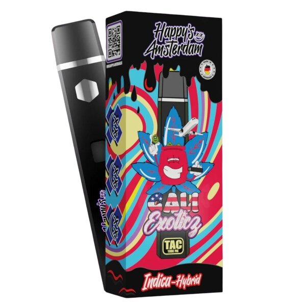Happy‘s Amsterdam 1000mg TAC Vape Hybrid Cali Exoticz