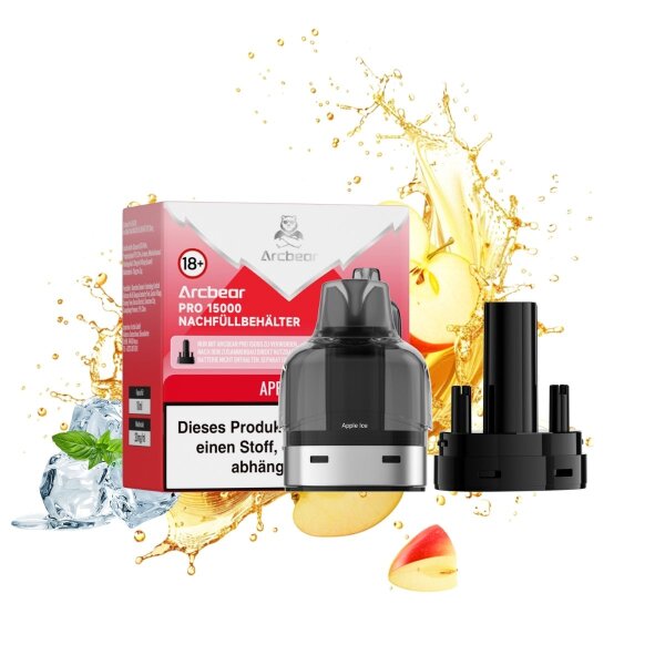 Arcbear Pro 15000 Pod + Coil Apple Ice