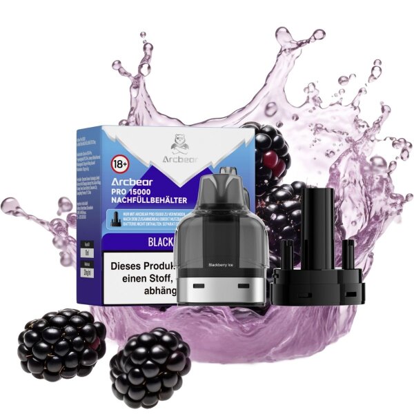 Arcbear Pro 15000 Pod + Coil Blackberry Ice