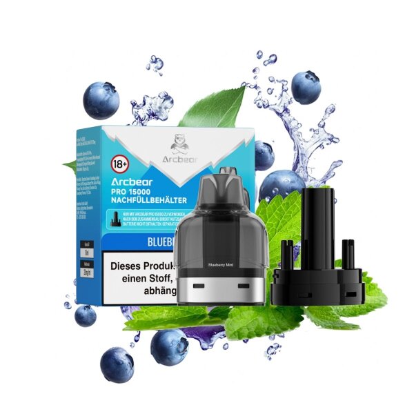 Arcbear Pro 15000 Pod + Coil Blueberry Mint