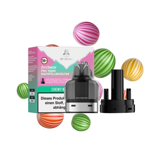 Arcbear Pro 15000 Pod + Coil Chewy Watermelon