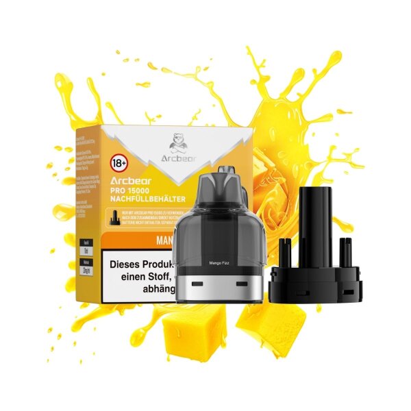 Arcbear Pro 15000 Pod + Coil Mango Fizz