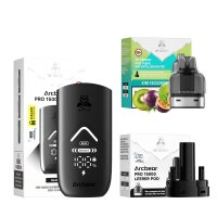 Arcbear Pro 15000 Pod + Coil + Akku Schwarz Kiwi Passion...