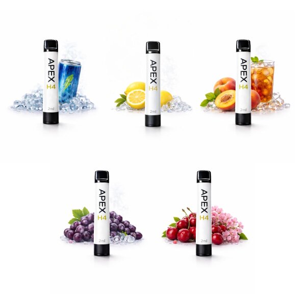 Apex Fluid Einweg Vape H4 2ml - Alle Geschmäcker