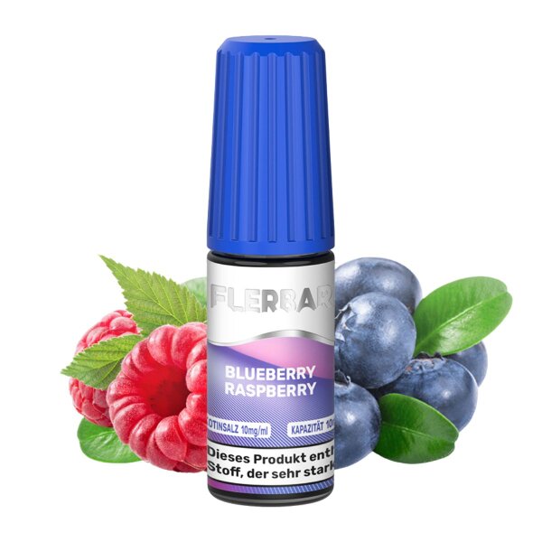 Flerbar Liquid Nikotinsalz 10ml Blueberry Raspnerry 20mg/ml