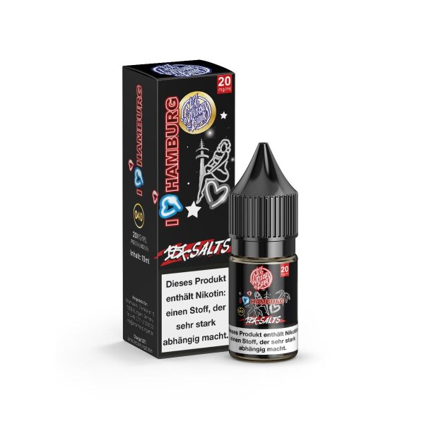 187 Strassenbande Liquid Nikotinsalz 10ml/20mg I Love Hamburg