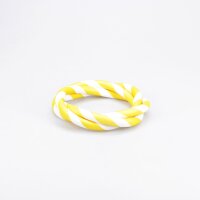 Silikonschlauch - Matt / Striped / Weiss - Gold
