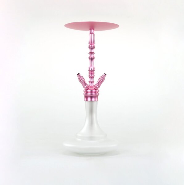 Smokah - Monster Performance / Alu / Pink - White Frost Glas