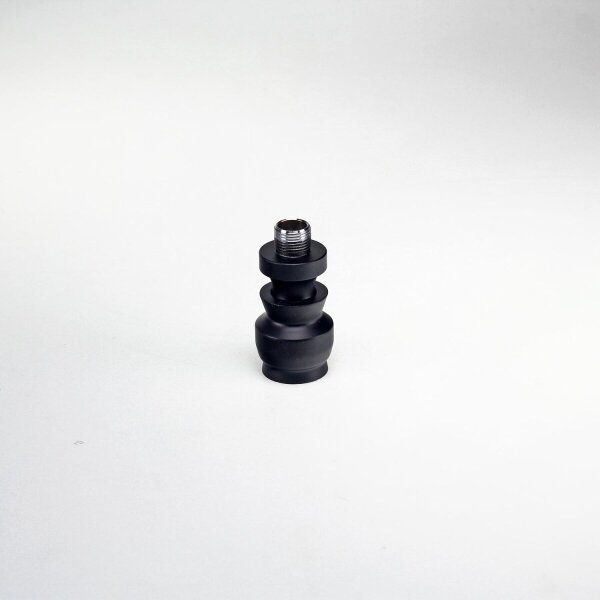 Caesar - Molassefängeradapter M18x1,25 / Schwarz Matt / 18,8