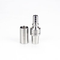 Amy Deluxe - Schlauchadapter / Edelstahl / Plug In Flex