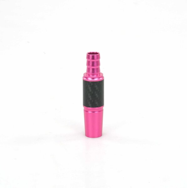 Invi - Schlauchanschluss / Alu / Carbon / Pink / 18,8