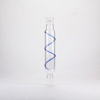 Devil Smoke - Glasrauchsäule / Colored Coil Blue / 29,2