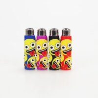 Clipper - Silikon / Emoji / Verrückt / Lila