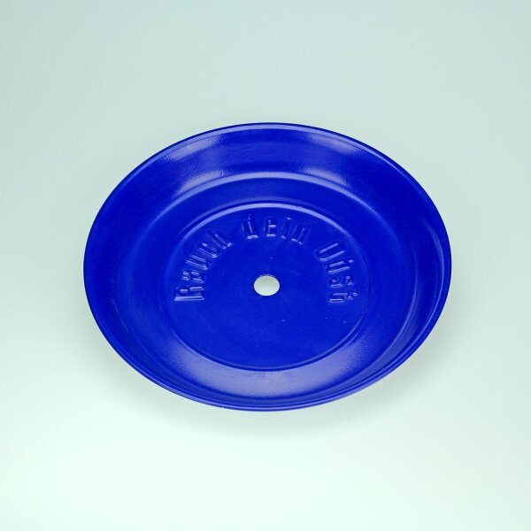 Rauch dein Obst - Kohleteller / Blau / 25 cm