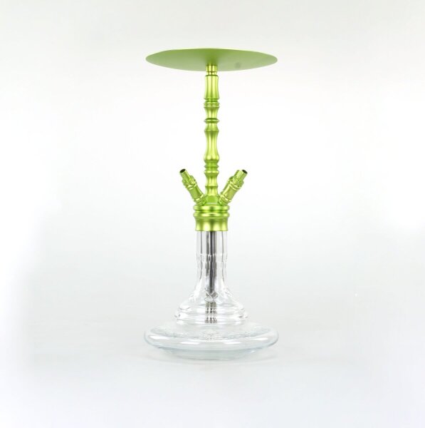 Smokah - Monster Performance / Alu / Grün - Handcut Glas