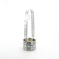 CRT - Kohlekorb / Cha / Silber / Groß