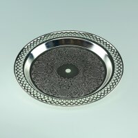 Dschinni - Kohleteller / Silber / 33 cm