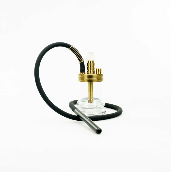 INVI - Nano / Edelstahl / Gold - Black Edition
