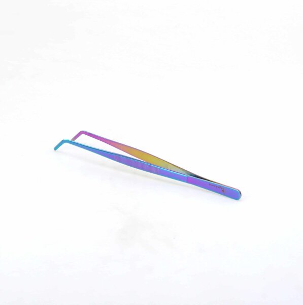 Dschinni - Kohlezange / Kohlepinzette / Crab / Edelstahl / Rainbow / 30 cm