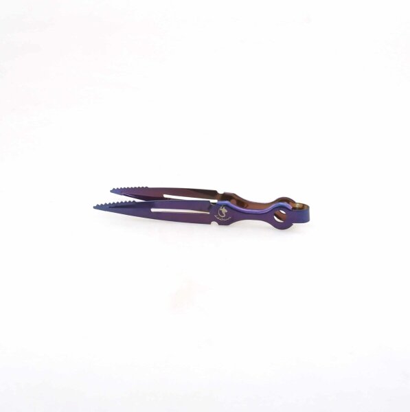 Dschinni - Kohlezange / Tweezer / Edelstahl / 23 cm
