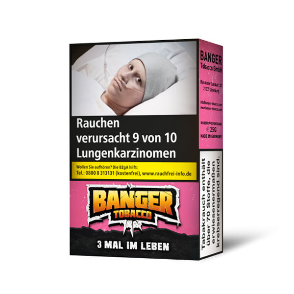 Banger Tobacco - 3 Mal im Leben 25g