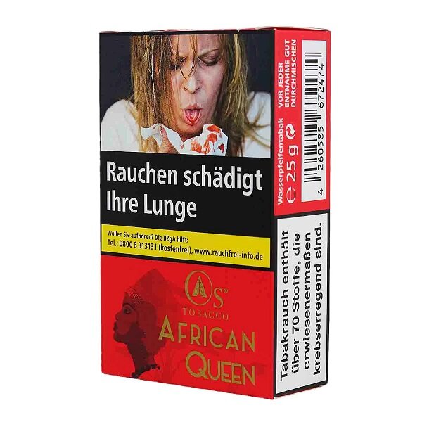 Os Tobacco African Queen 25g Shishatabak
