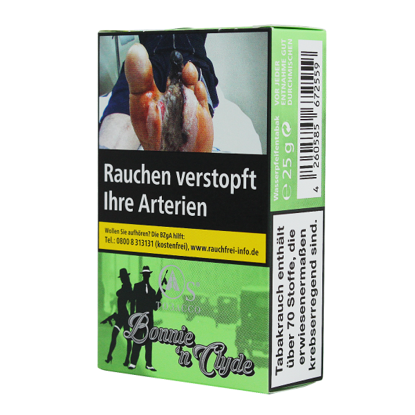 Os Tobacco Bonnie n Clyde 25g Shishatabak