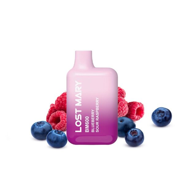 Elfbar Lost Mary 600 - Einweg E-Shisha / Blueberry Sour Raspberry