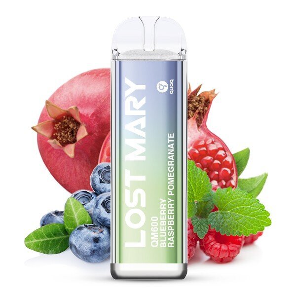 Lost Mary QM 600 - Einweg E-Shisha / Blueberry Raspberry Pomegranate
