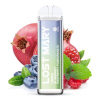 Lost Mary QM 600 - Einweg E-Shisha / Blueberry Raspberry...