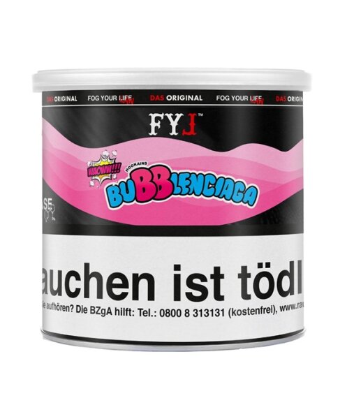 Fog Your Law - Dry Base mit Aroma / Bubblenciaga 70g