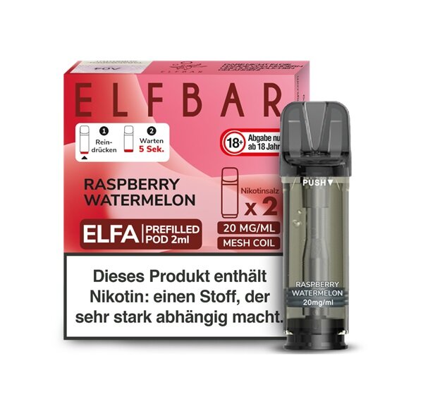 Elfbar Elfa - CP Prefilled Pod 2 Stück / Raspberry Watermelon