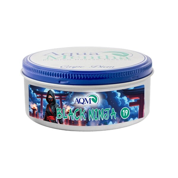 Aqua Mentha Black Ninja (19) Shishatabak 200g
