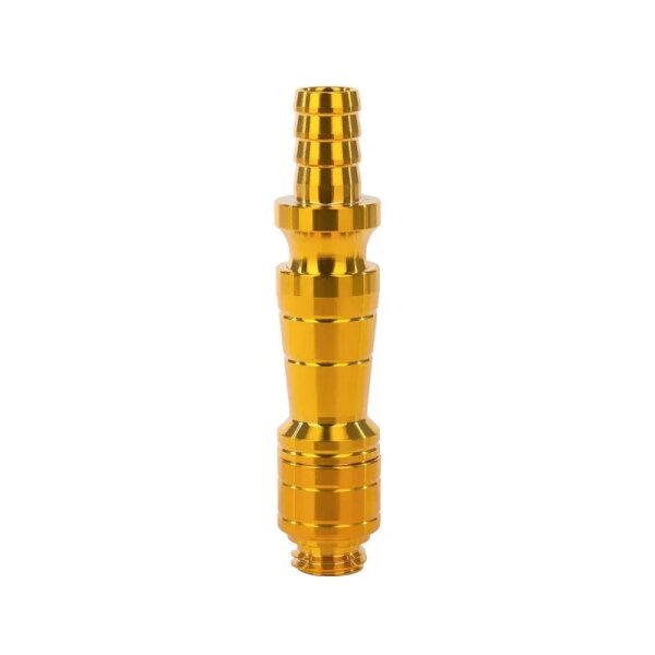Dschinni Schlauch Adapter mit Kugel Gold