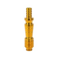 Dschinni Schlauch Adapter mit Kugel Gold