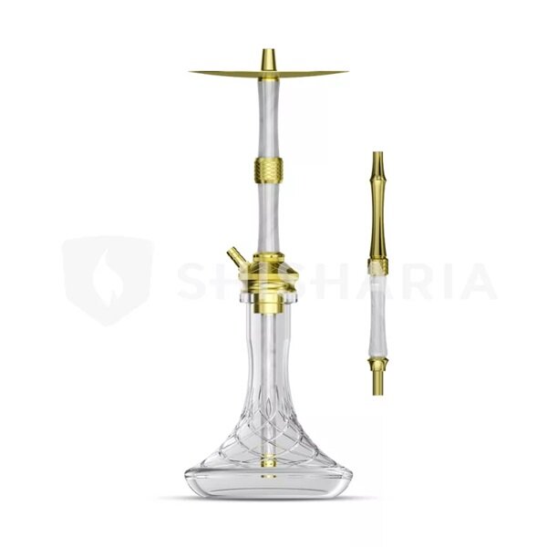 NZ Shisha - Butterfly - Gold / Weiß / Grau