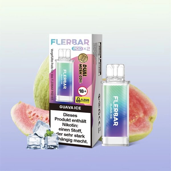 Flerbar Pod 2er Pack Guave Ice