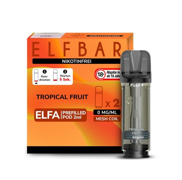 Elfbar Elfa - CP Prefilled Pod 2 Stück / Tropical Fruit Nikotinfrei