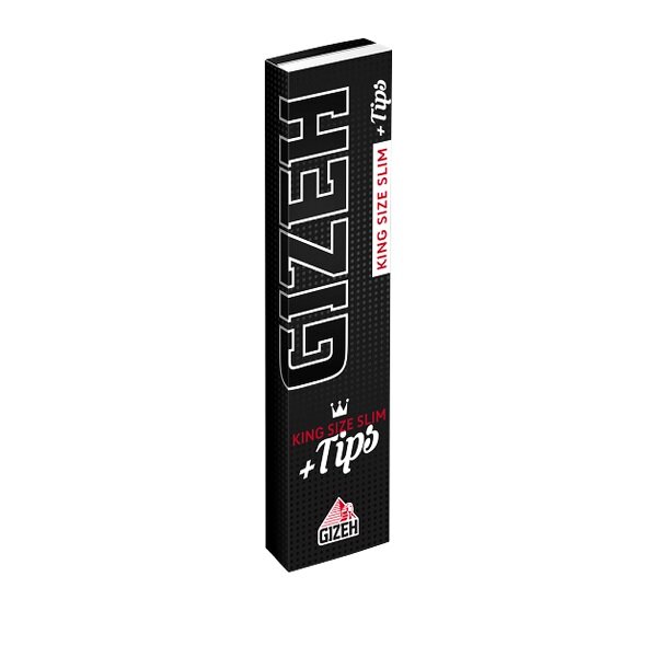 Gizeh - Papes King Size Slim 34 Blättchen + 34 Tips