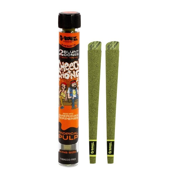 G-Rollz - Cheech & Chong 2x Terpene Infused Blunt Cones Tropical Pulp