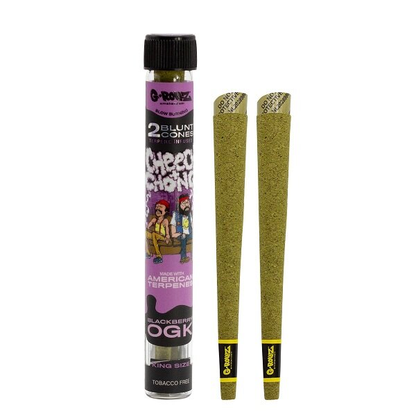 G-Rollz - Cheech & Chong 2x Terpene Infused Blunt Cones Blackberry OGK